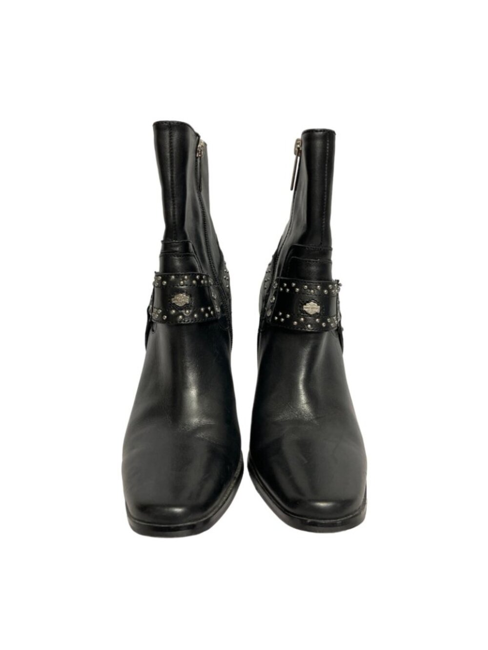 Harley Davidson Julia Harness Black Boots Leather Womens Size 7 - Picture 2 of 8